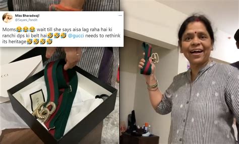 Watch: This Mom’s Reaction To Rs 35,000 Gucci Belt Is Every 